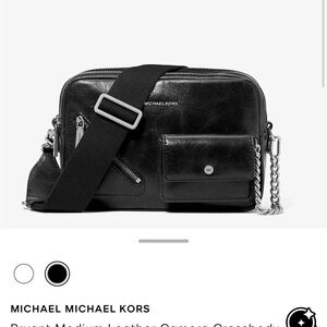 NWT Michael Kors leather crossbody camera bag